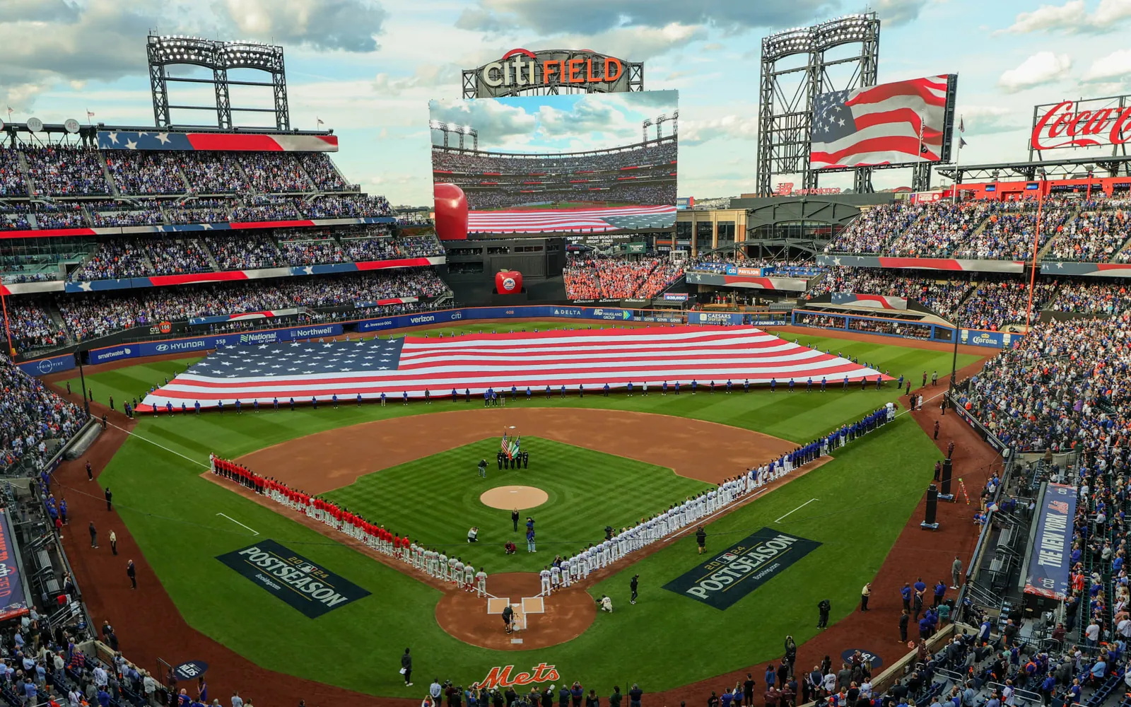 Citi Field baseball field and seating in Queens